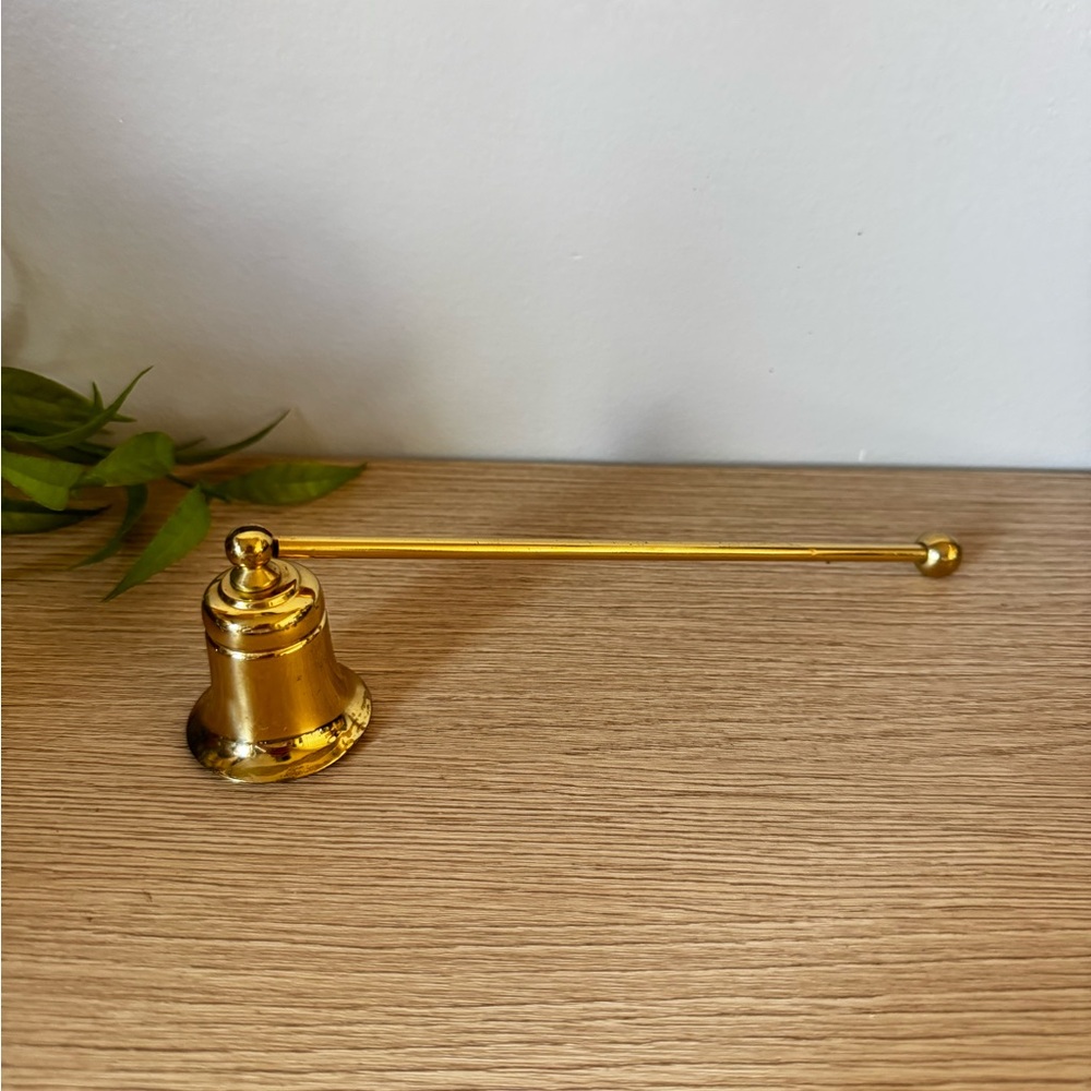 Elegant Gold Colored Candle Snuffer